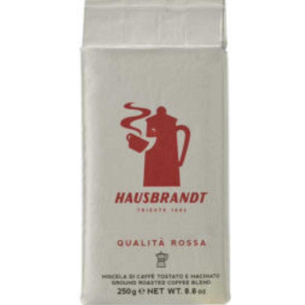 NG即期商品真空未抽 品質不變 【HAUSBRANDT】ROSSA紅牌咖啡粉(250g/包)效期2025/1/30