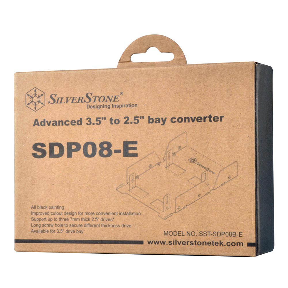 SilverStone 銀欣SDP08-E 硬碟轉接架 現貨 廠商直送