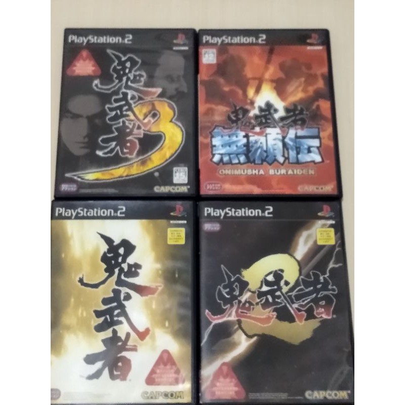 ps2 日版 鬼武者1 鬼武者2 鬼武者3 無賴傳