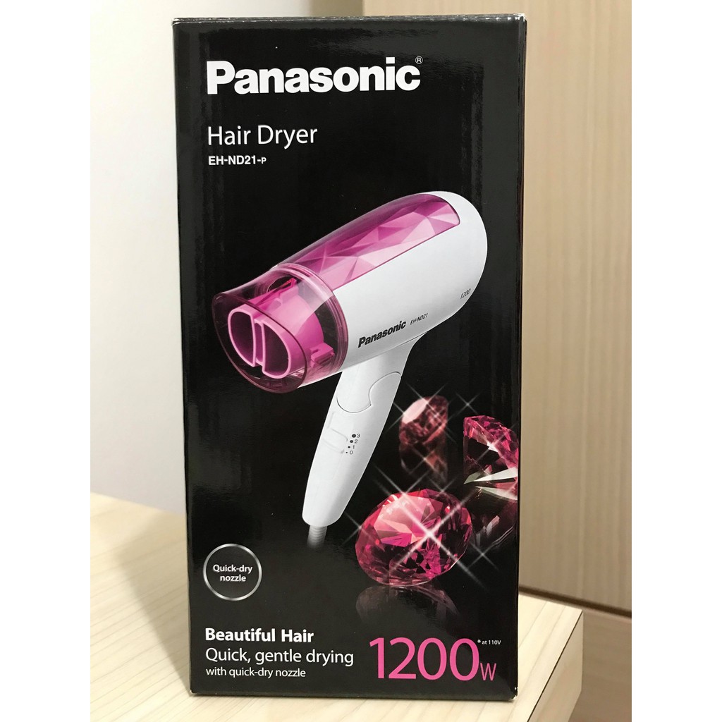 [全新/未使用] 國際牌 Panasonic EH-ND21-p 國際牌速乾護髮三段溫度 吹風機 (粉紅色造型)