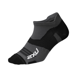 曼森體育】2XU Vectr Ultralight 踝襪 黑鈦灰 澳洲大品牌 運動襪 有氧 透氣 慢跑 健身