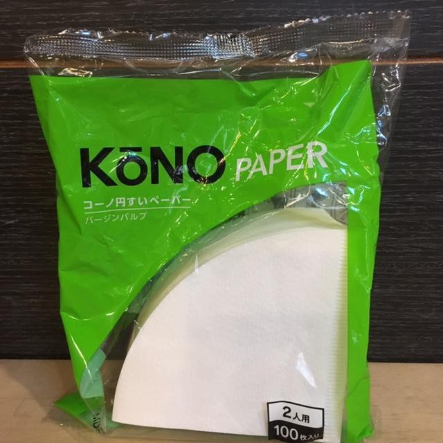 日本原裝 KONO 名門 漂白 錐形濾紙 酸素 MD-25 100入 1~2人份