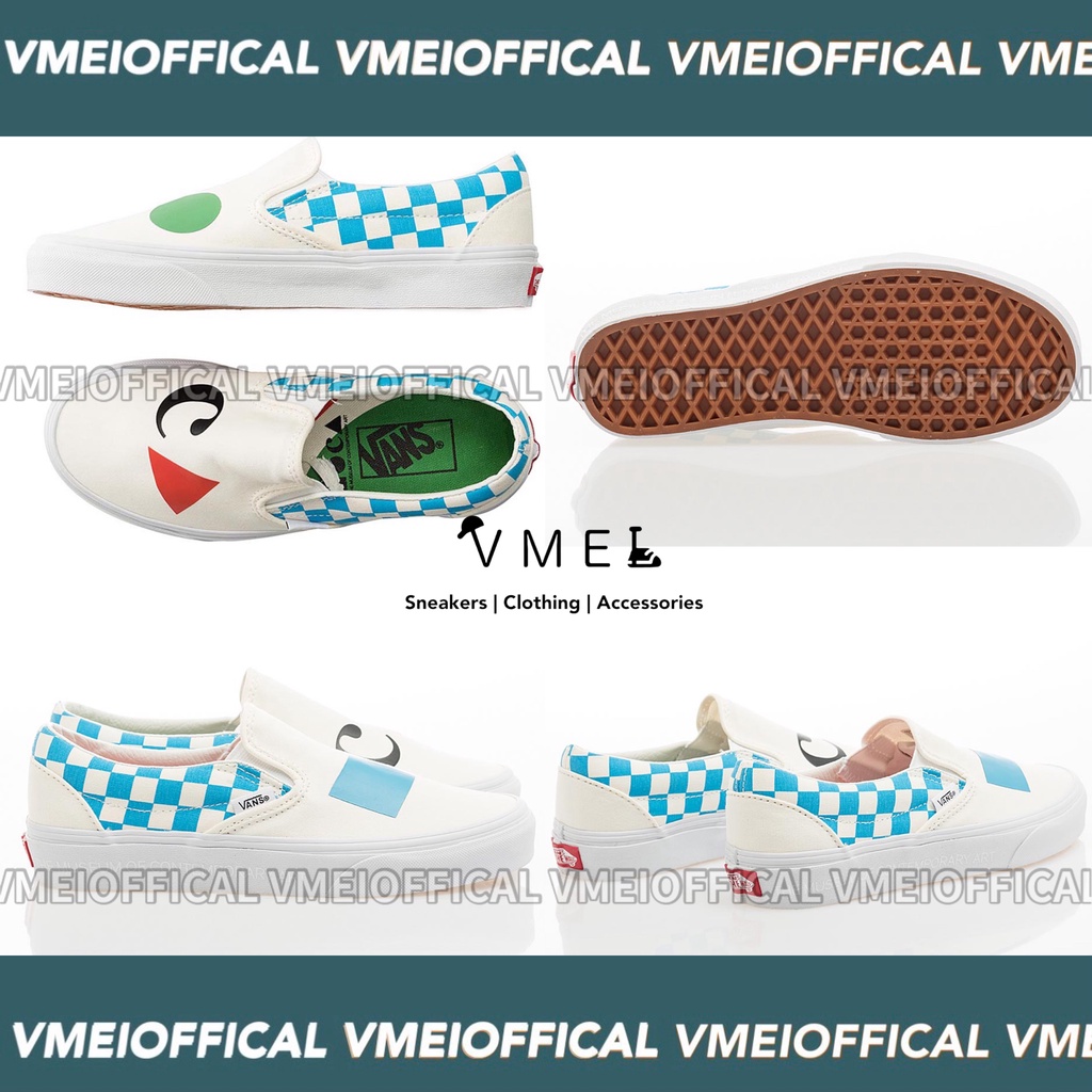 【VMEI_OFFICAL】Vans Slip On X MOCA 聯名款 洛杉磯當代藝術博物館 幾何圖形懶人鞋男段女段