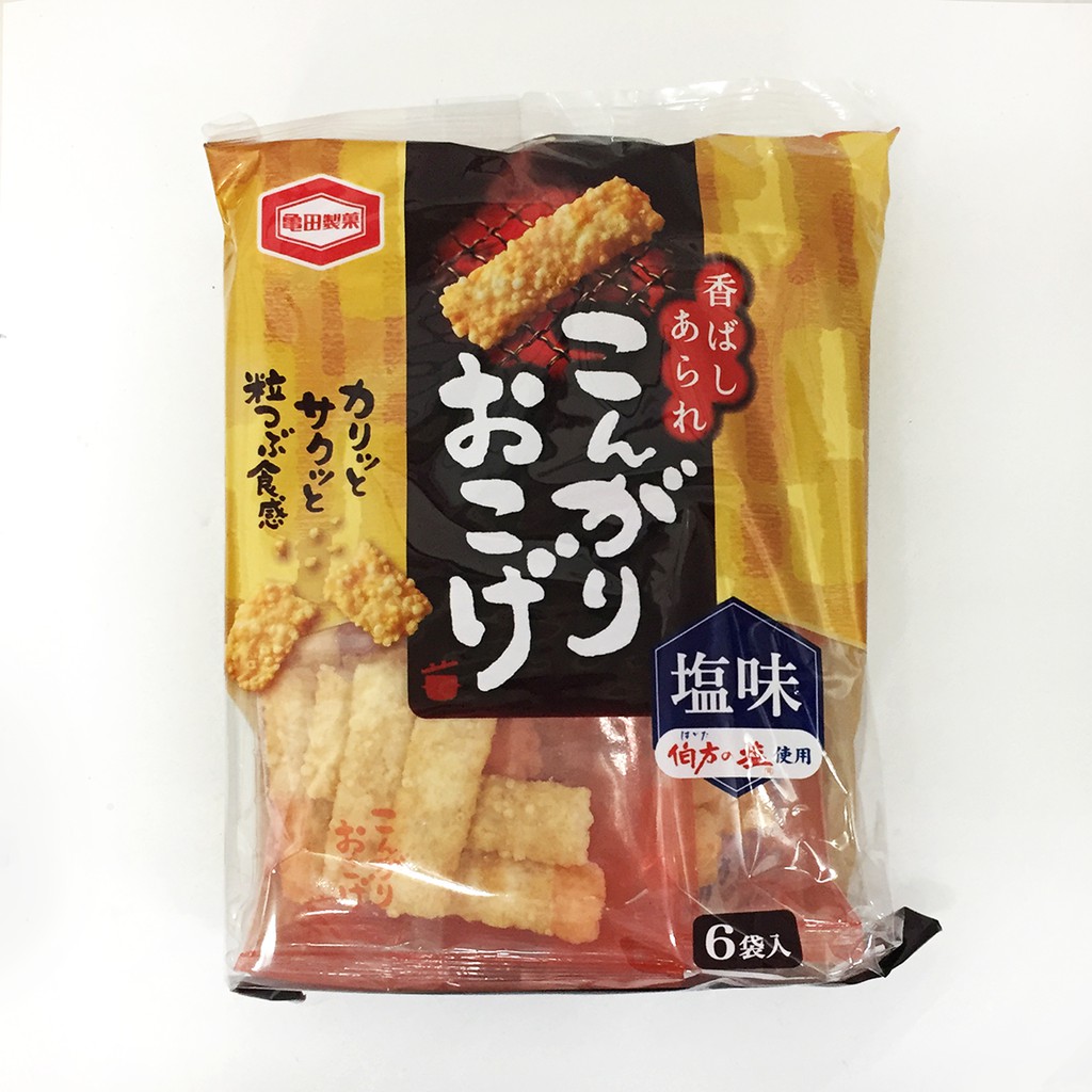 龜田製菓 黃金米香米果 6小袋入