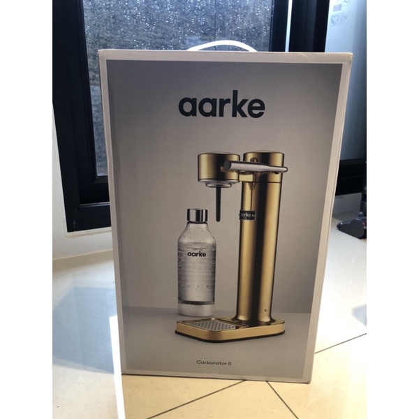 aarke Carbonator 2 氣泡水機（香檳金）含鋼瓶1