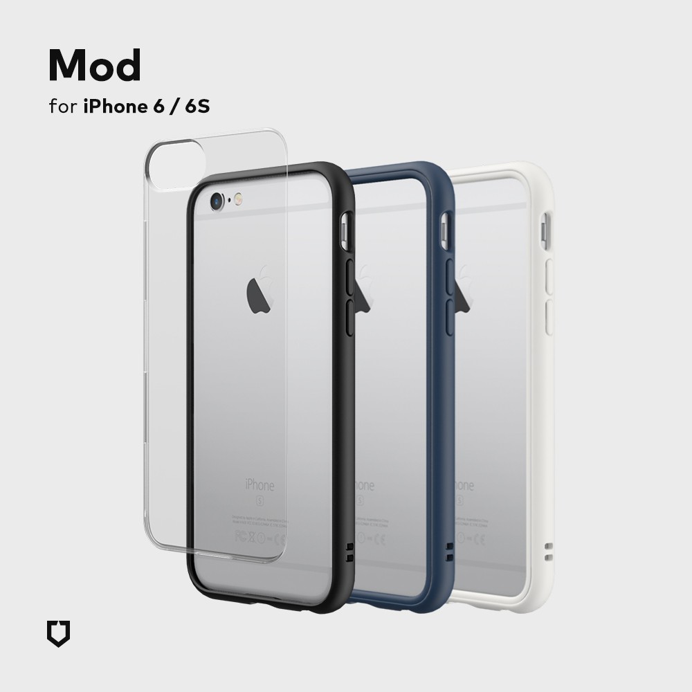 犀牛盾適用iphone 6 6s Mod防摔邊框背蓋兩用手機殼 蝦皮購物