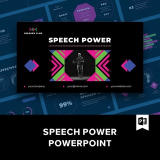 Speaker Powerpoint 時尚創意設計感高階版式PPT模板.P2019111602