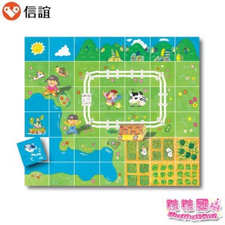 娃娃國【創意拼圖-歡樂農場(3Y)】信誼.拼圖.益智玩具.扮演遊戲.增進視覺區辨的能力