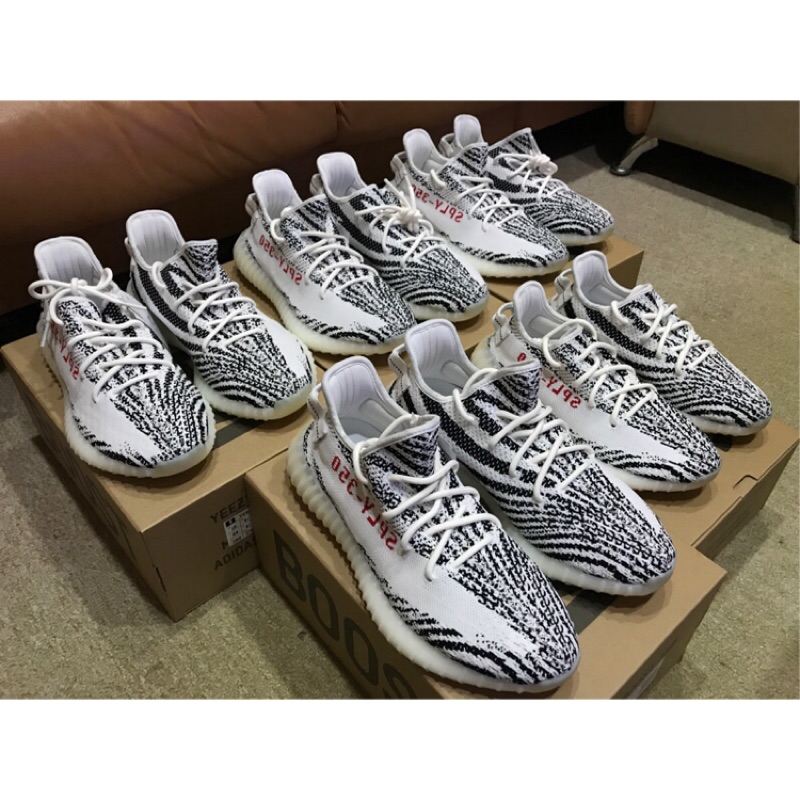 【S.M.P】ADIDAS YEEZY BOOST 350 V2 斑馬 白斑馬 Zebra 全新公司貨 CP9654