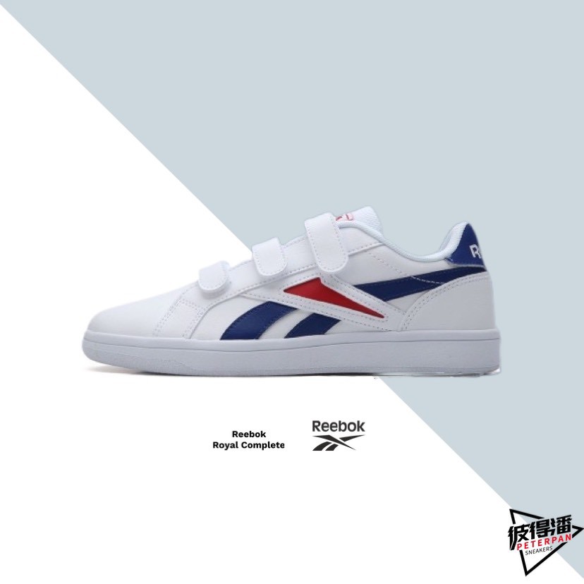 reebok royal flag white
