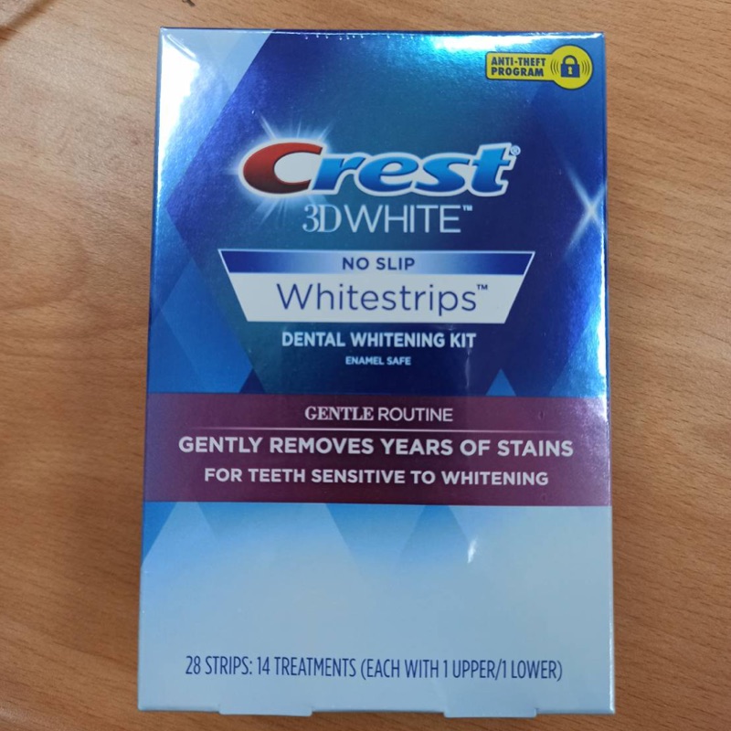 【便利商店】美國 Crest 3DWhite美白牙貼-溫和型 (14天份,共28片)