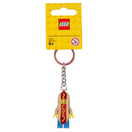 【COMEAGAIN】LEGO 樂高 熱狗人 Hot dog man 鑰匙圈