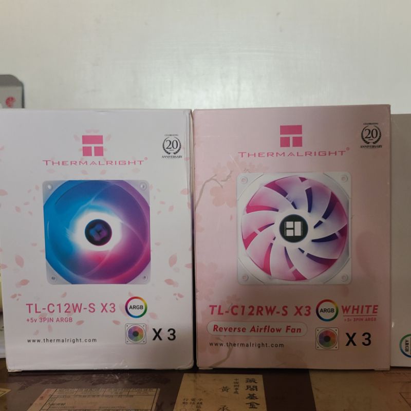 現貨在家）利民 白風扇 argb 正 反出風 TL-C12W-S X3 .. TL-C12RW-S X3