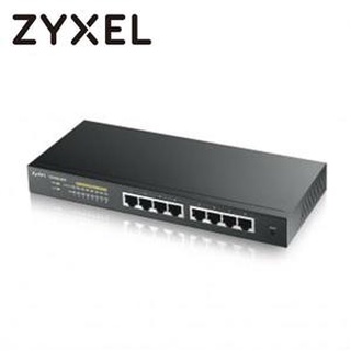 電子街3C特賣會 全新 合勤 ZyXEL GS1900-8HP 桌上型 giga交換器 智慧型網管PoE交換器