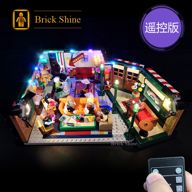 現貨【BRICK SHINE】【燈組】無主體 適用 樂高 LEGO 21319 中央公園咖啡館 遙控版 BS燈組