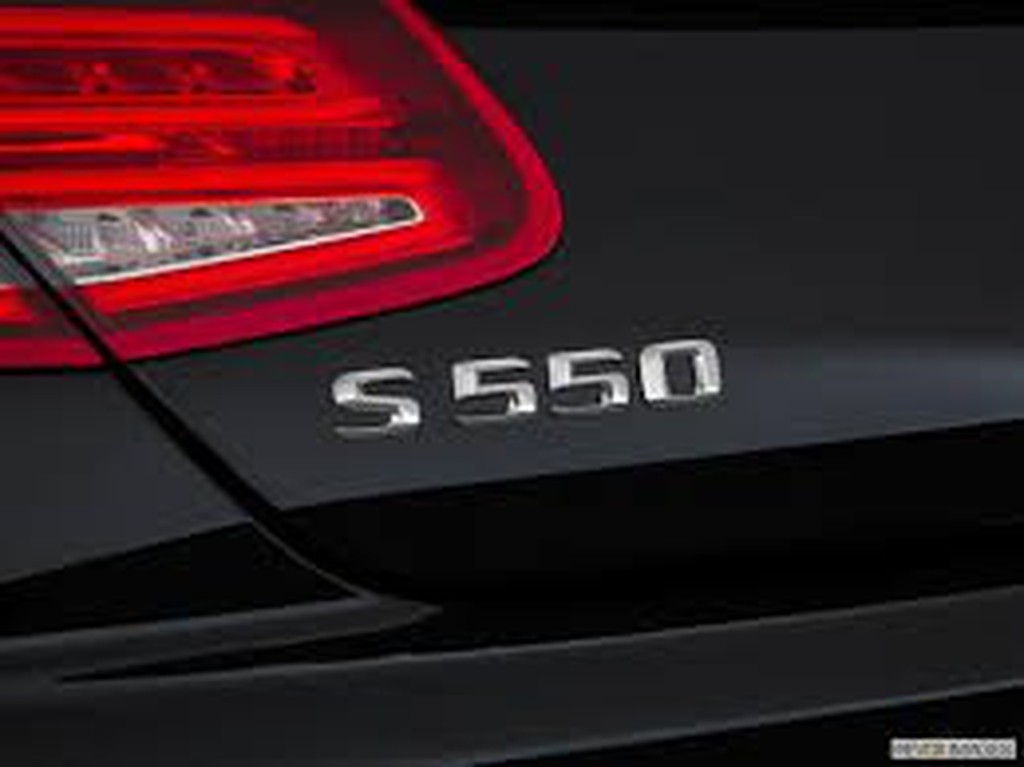 ~圓夢工廠~ 賓士 Benz S550 後車廂 鍍鉻字貼 同原廠尖型款式 高度23mm 2015年後樣式