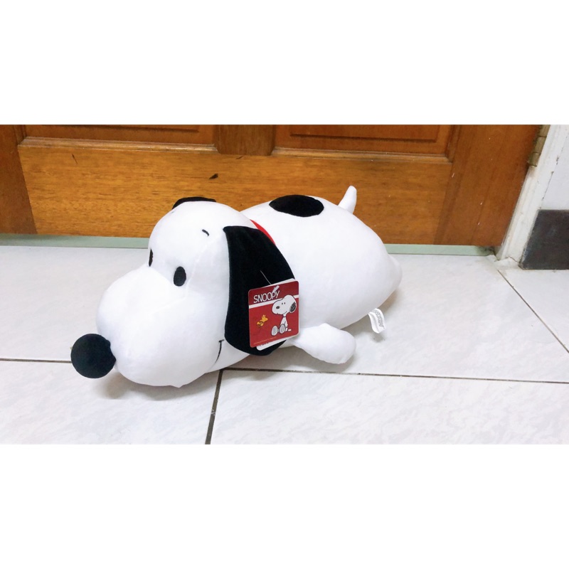 全新大型38公分正版附標籤 史努比 snoopy 趴睡 趴姿 麻吉材質 mochi 娃娃 玩偶