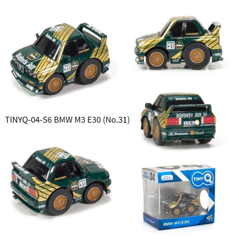 現貨 老周微影 Tiny TinyQ 迴力車 寶馬 BMW M3 E30 (DTM No.31)Q車 玩具模型車 超精緻