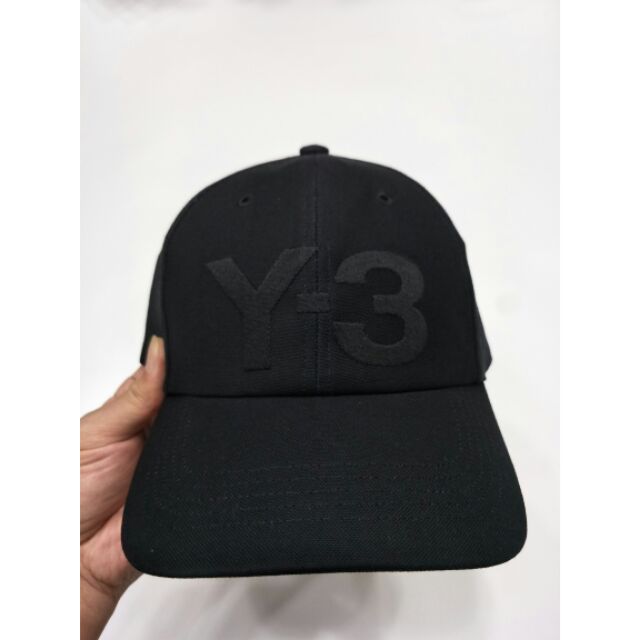 y3 logo cap
