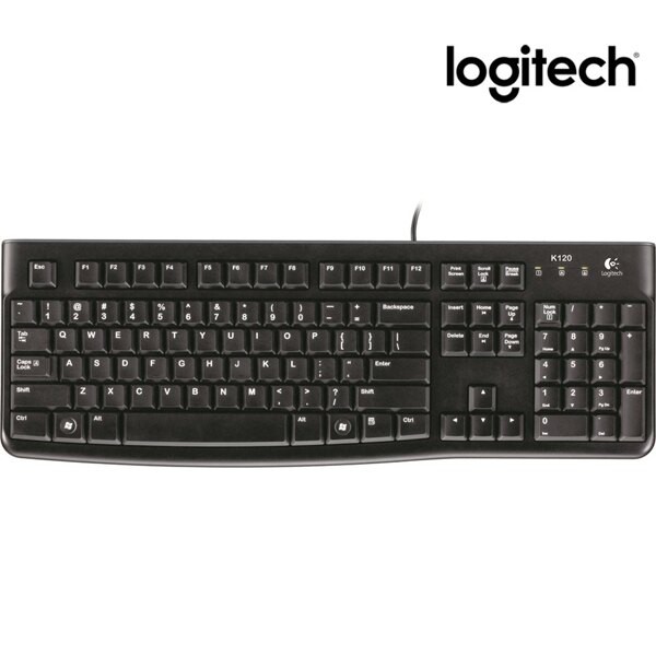 【超人百貨】福利促銷 羅技 Logitech K120 USB 有線鍵盤