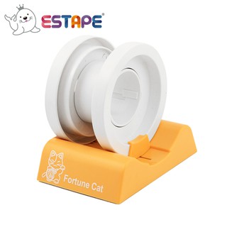 【王佳ESTAPE】封口易撕貼專用膠台 黃色招財貓(不含膠帶) (售完不補 好撕 烘焙 方便貼 餐盒 切台 非蝸牛膠台)