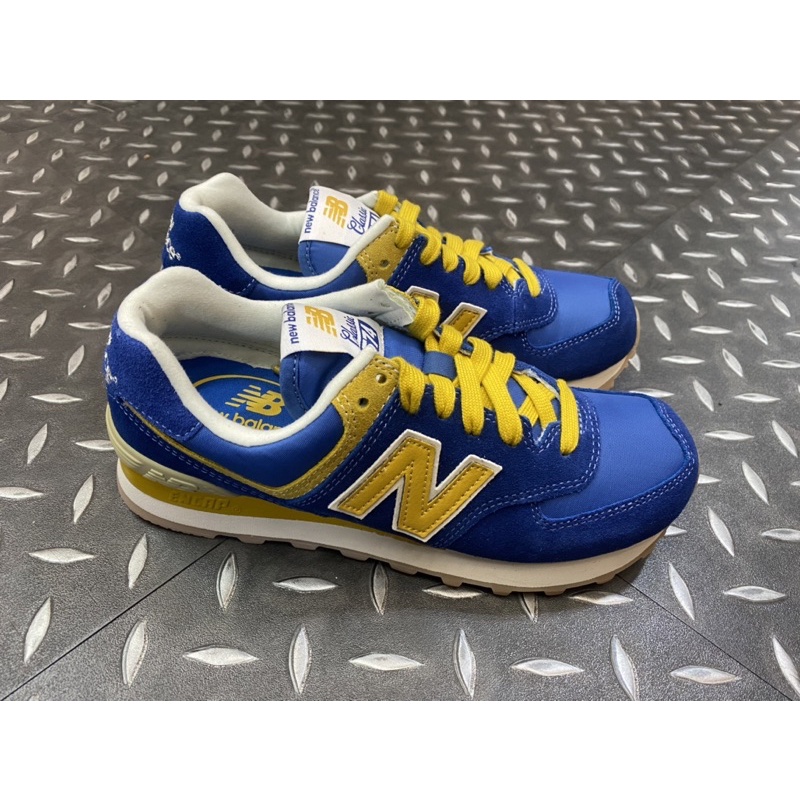 藍黃 New Balance 574 運動鞋