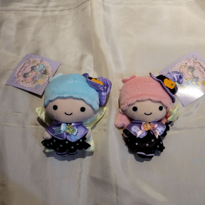 【全新】絕版收藏 組合 Sanrio 三麗鷗 KIKILALA 雙星仙子 雙子星 官方 萬聖節限定 吊飾 玩偶 娃娃