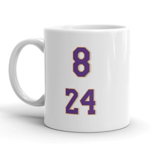 [NBA生涯總冠軍系列] Kobe Bryant 小飛俠布萊恩五屆NBA總冠軍紀念杯 (345ml) 8號24號球衣版