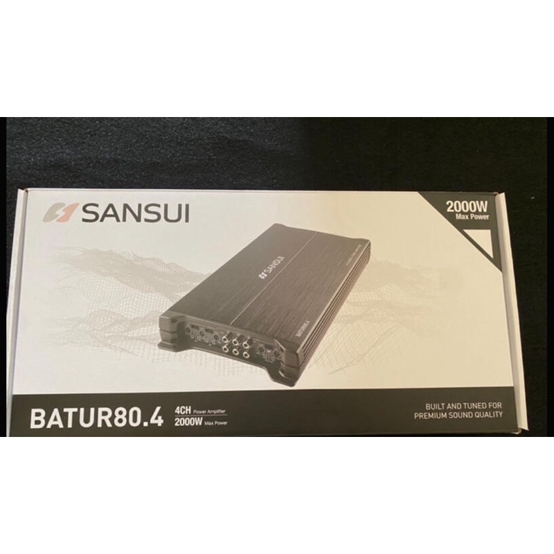 現貨 全新品日本山水Sansui BATUR80.4四聲道4聲道4路擴大機