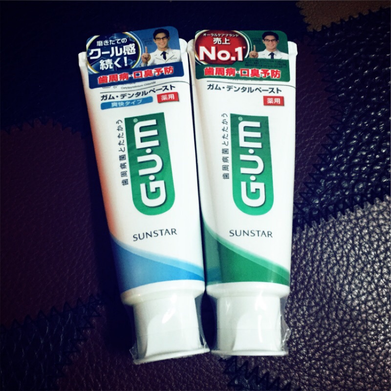 【GUM】牙周護理牙膏（清爽鹽岩/藍；草本薄荷/綠）120g