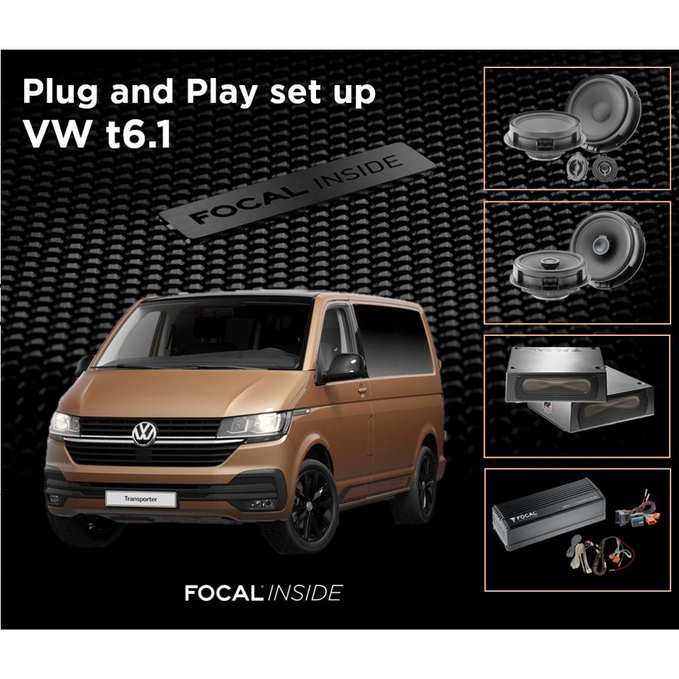 Volkswagen VW T6.1SUV (2020-2021) MULTIVAN FOCAL 兩音路分音專用單體