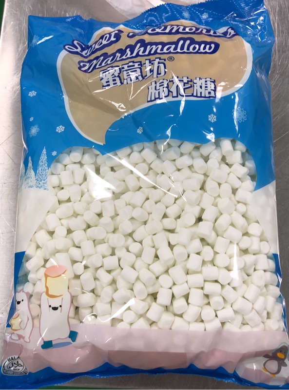 蜜意坊 迷你白棉花糖1 2公分 蝦皮購物