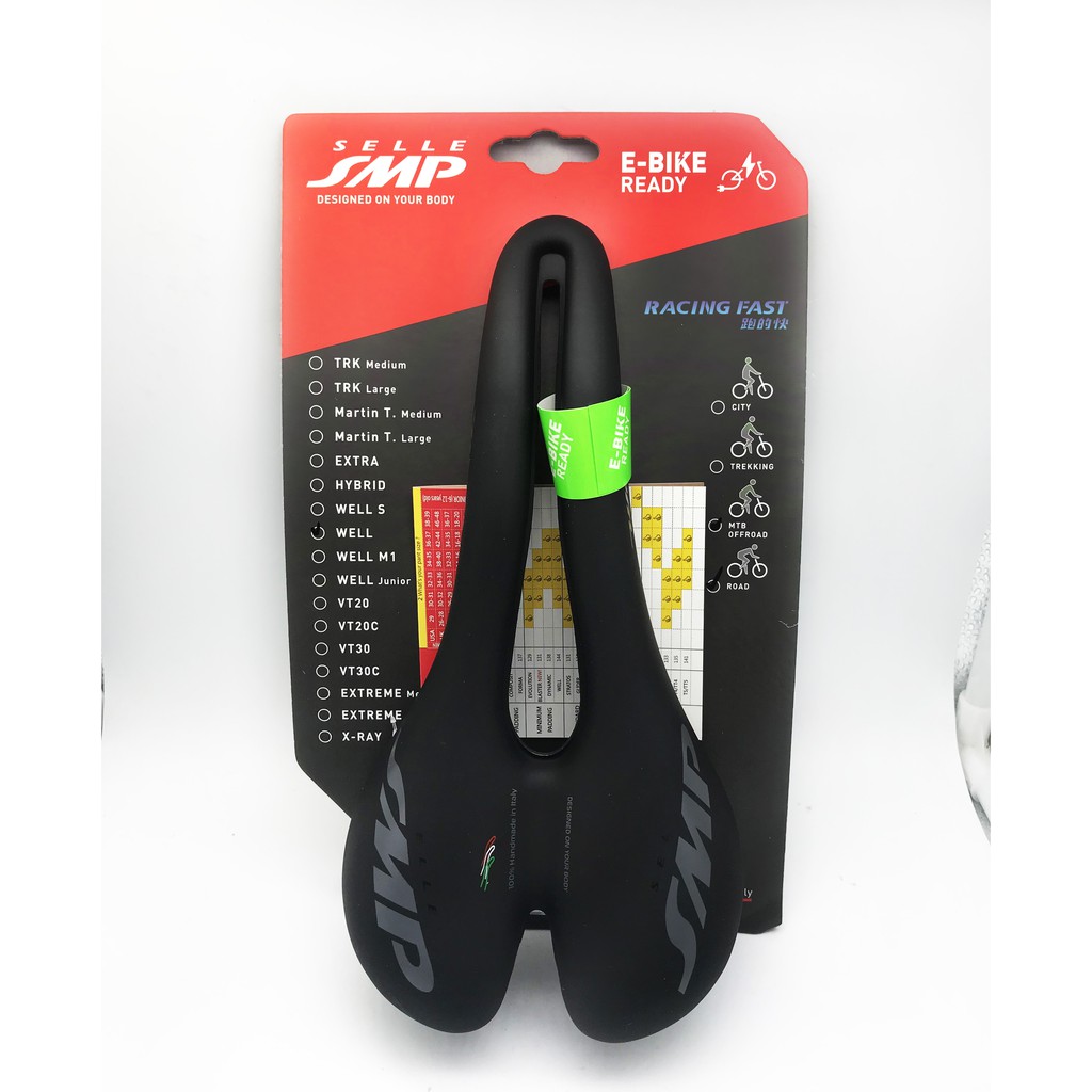 SELLE SMP WELL 公路車坐墊 黑 299g 登山車 公路車 中空坐墊 座墊 免運☆跑的快☆