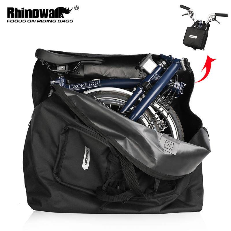 Rhinowalk 14-16 英寸折疊自行車提包 brompton 前袋可折疊成收納袋