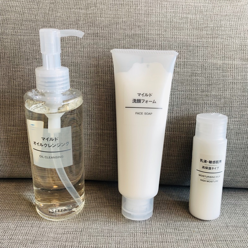 Muji無印良品溫和卸妝油洗面乳敏感肌乳液 蝦皮購物