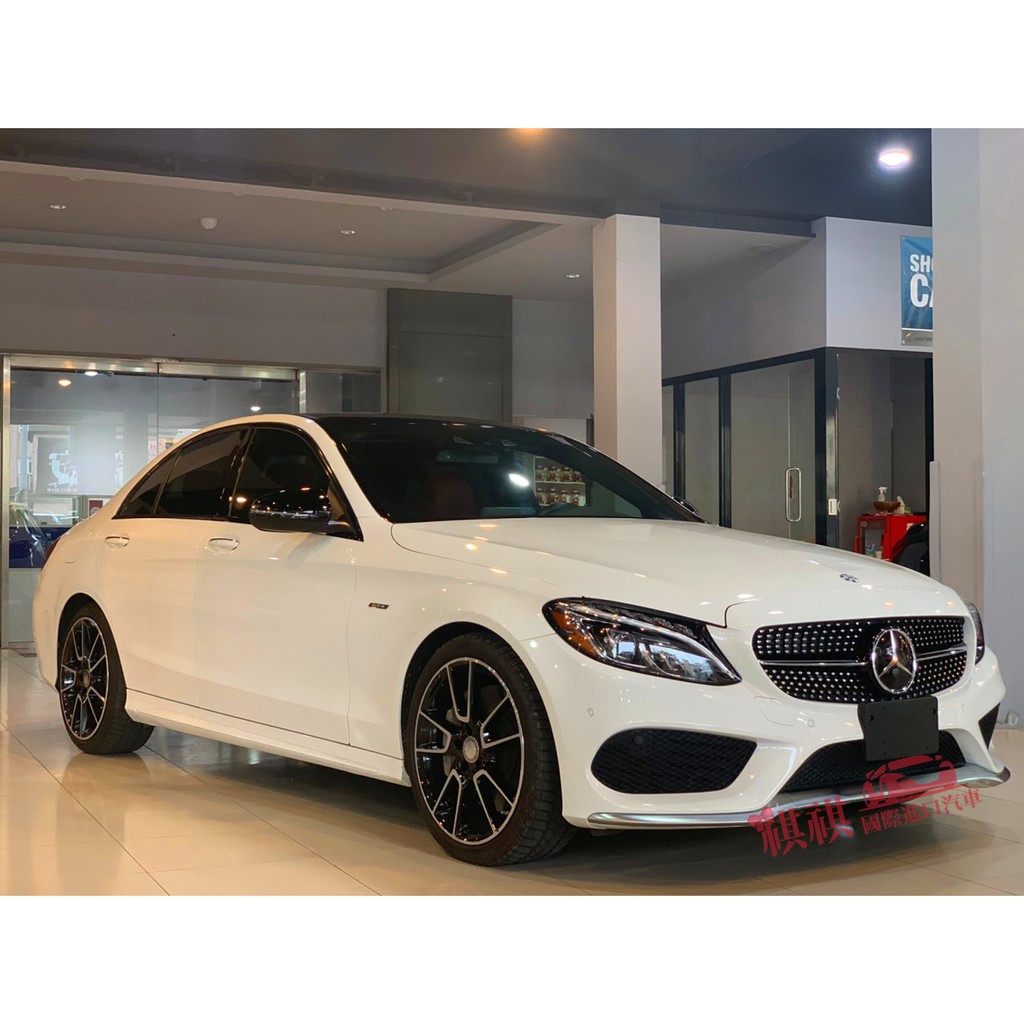 白車紅內裝 夜色套件 無法招架 M Benz 16年c450 Amg 4matic 蝦皮購物