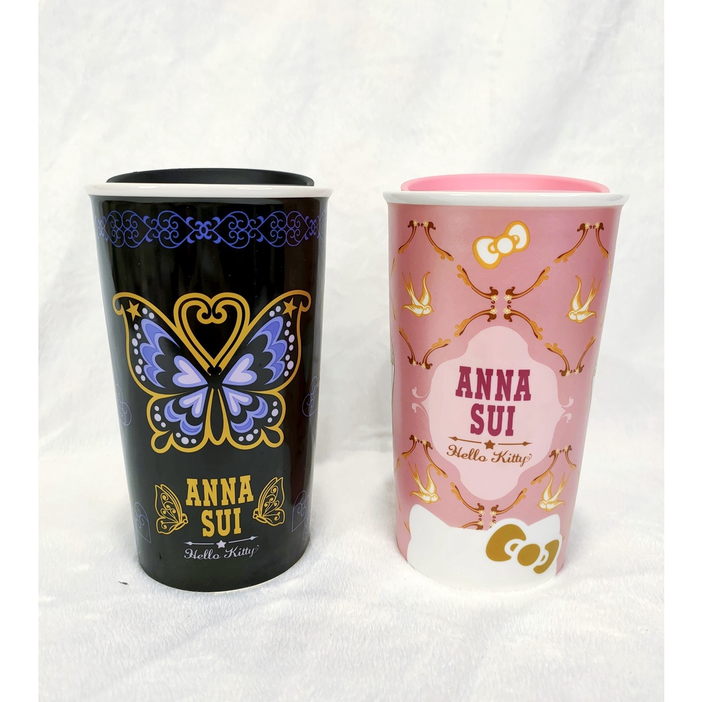 [現貨] 7-11 三麗鷗 ANNA SUI X Hello Kitty  聯名 雙層陶瓷馬克杯