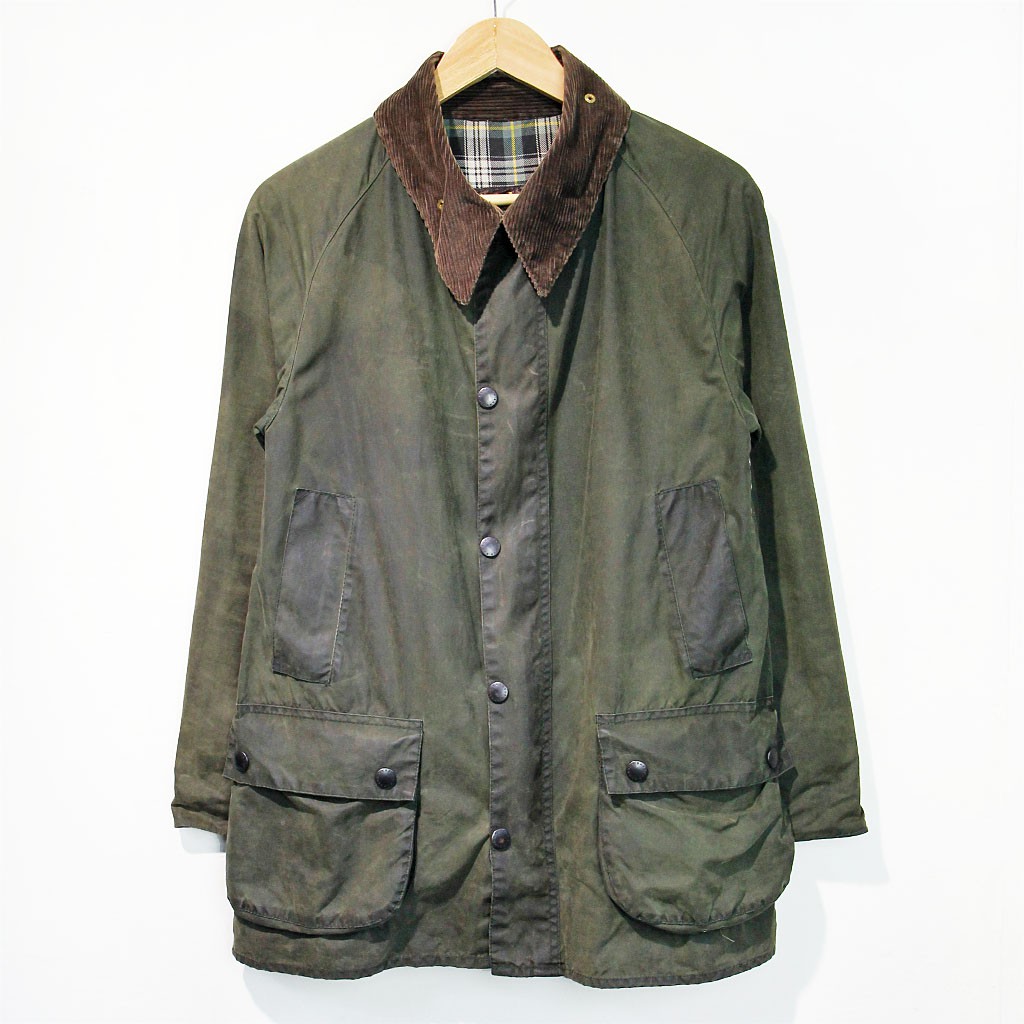 工工 Barbour Bedale Classic Waxed Jkt 英國品牌經典款上蠟油布外套 蝦皮購物