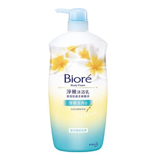 Biore淨嫩沐浴乳 彈嫩清爽型沖繩緬梔花香1000ml