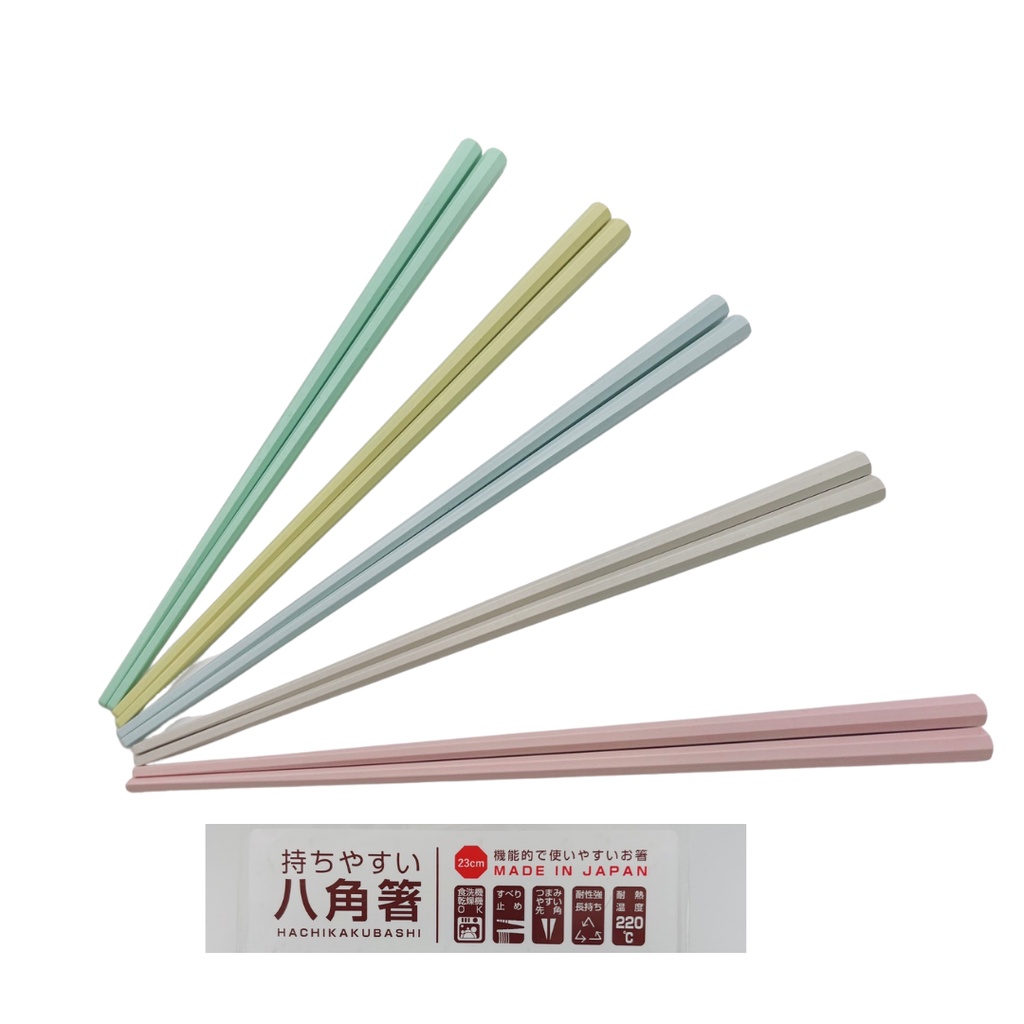 【Joanne餐具】日本Sunlife 六角筷 八角筷 日本製筷子 日本筷 馬卡龍 混色