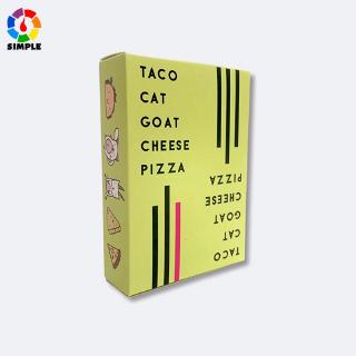 【桌遊志】Taco Cat Goat Cheese Pizza 塔可比萨饼游戏卡牌 聚会桌遊游戏