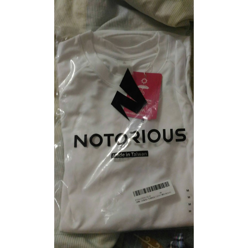 館長 Notorious 惡名昭彰 挑戰者 訓練短袖 上衣 T 簡約 白色 無LOGO M號只有一件