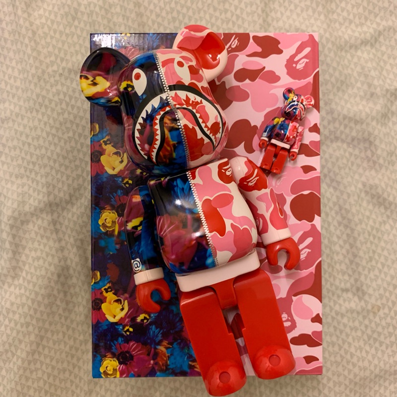 Bape Be@rbrick M 400% 100%  蜷川實花 粉色