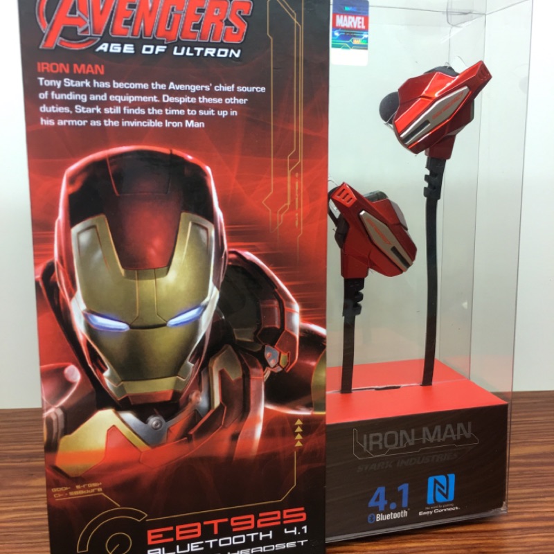 ［巨蛋通］鋼鐵人運動耳機 支援NFC Marvel正式授權 宜博EBT925 E3LUE 路跑 馬拉松