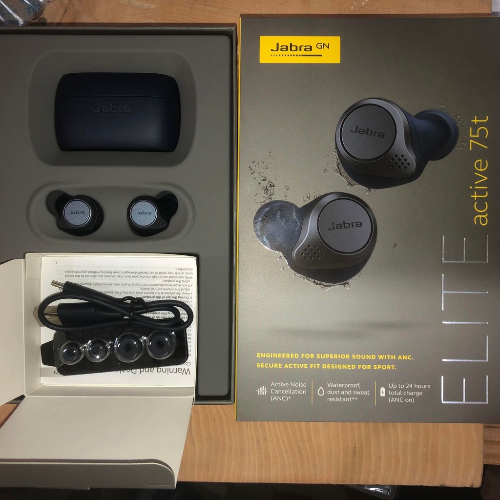 【Jabra】 Elite Active 75t ANC 真無線藍牙耳機