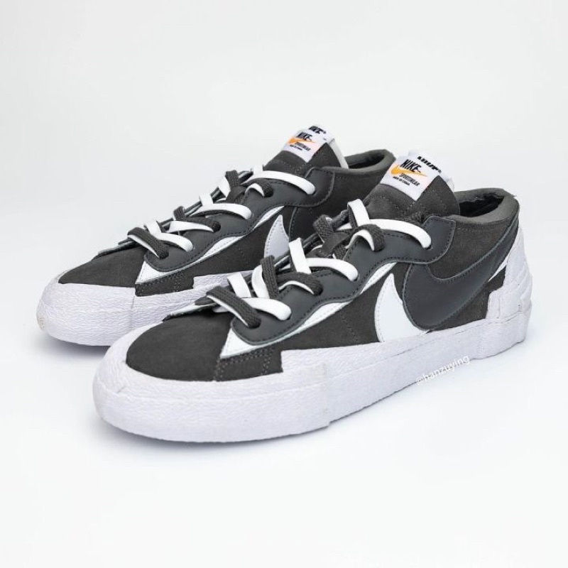 sacai x Nike Blazer Low 'Iron Grey' 男鞋