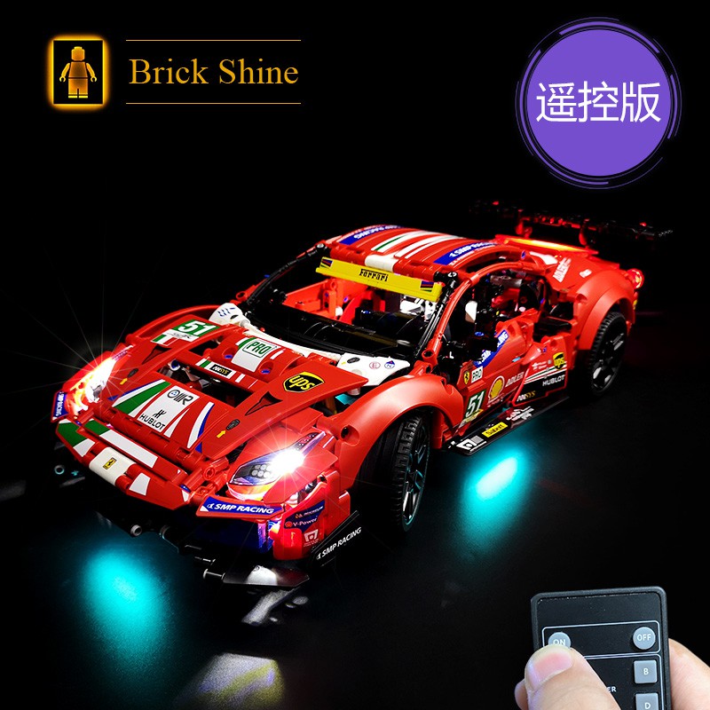 現貨【BRICK SHINE】【燈組】無主體 適用 樂高 LEGO 42125 法拉利 488 GTE  BS燈組