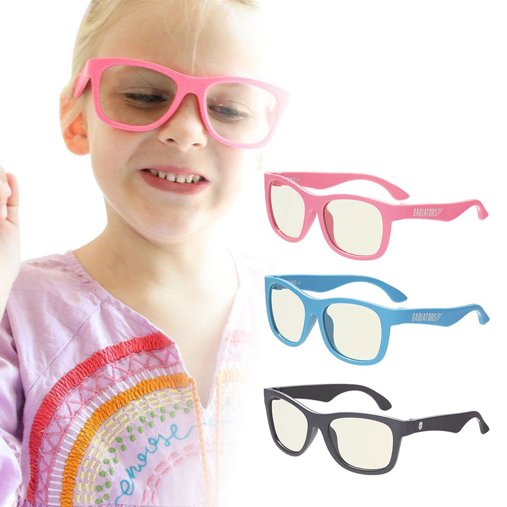 【美國Babiators】兒童抗藍光眼鏡-方框系列 濾藍光 護眼 3C眼鏡 遠距教學 平板電腦護目鏡 視訊上課 低頭族
