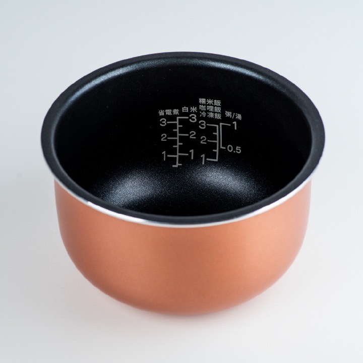 【ONE amadana】智能料理炊煮器 專用內鍋 STCR-0103  2.5mm 厚釜銅衣 銅鍍 電子鍋配件∣公司貨