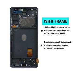 原裝AMOLED，用於三星Galaxy S20FE螢幕總成G780F G781F S20 FE 5G S20 Lite